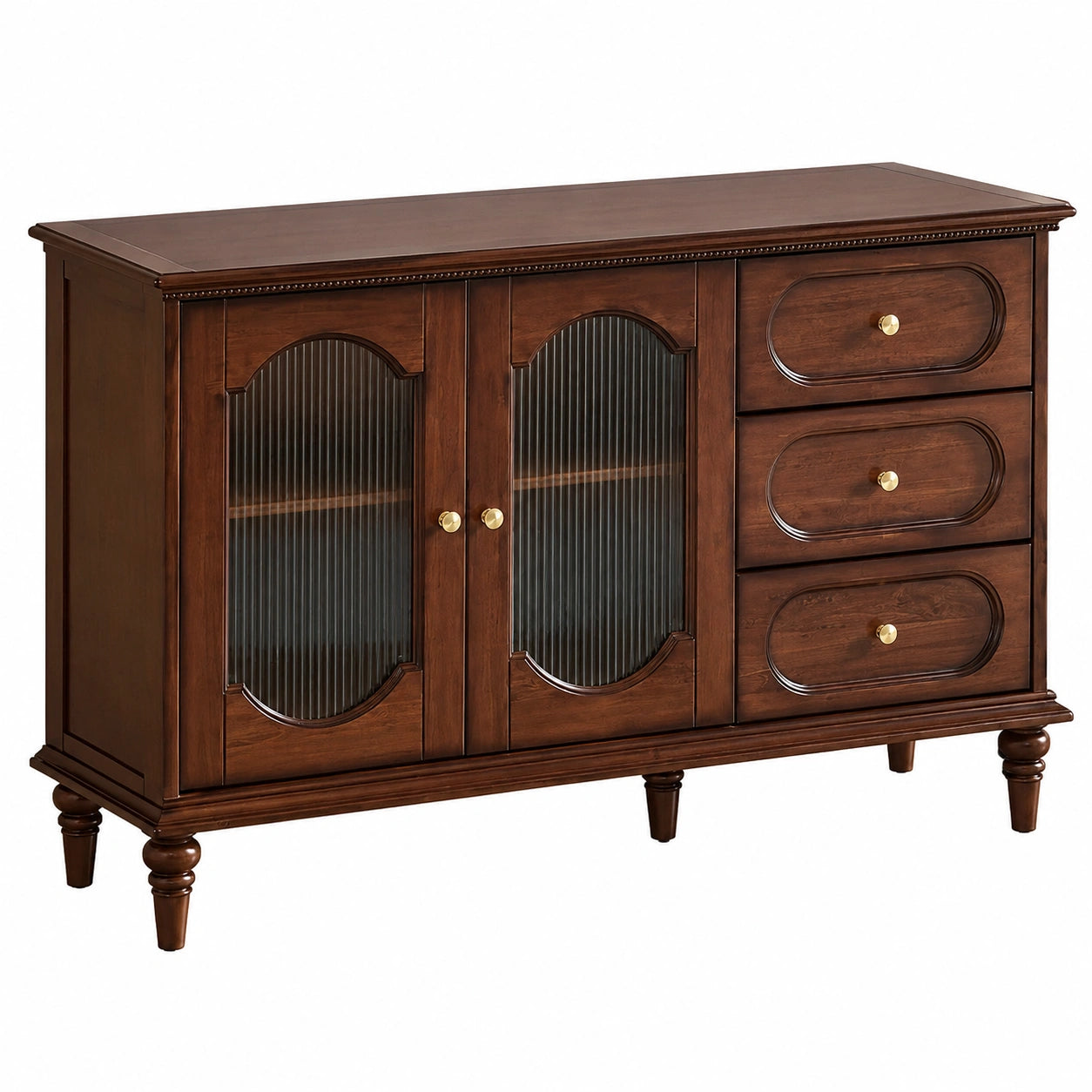Massivholz Sideboard 140x45x90cm für Küche und Wohnzimmer
