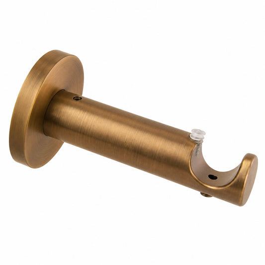 Gardinia Offener Träger für 25 mm Stangen, Bronze, 8 cm, Metall