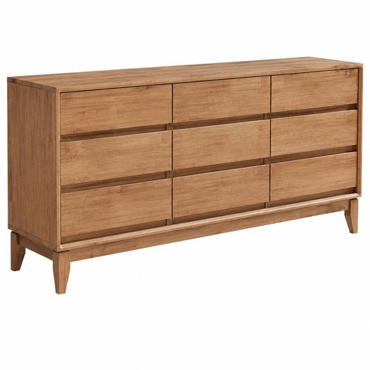 Massivholz-Sideboard 160x40x76cm, Aufbewahrung für Flur, Wohnzimmer und Schlafzimmer