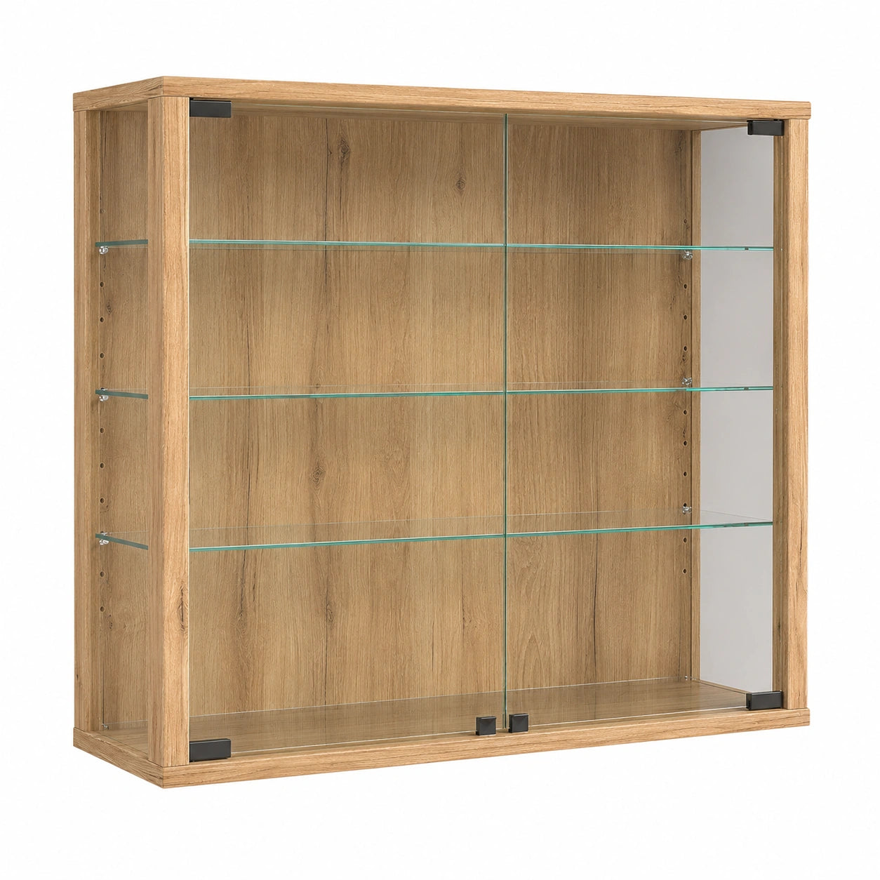 Moderne hängende Glasvitrine mit ESG-Sicherheitsglas, kompakt und stilvoll - Vitrosa L